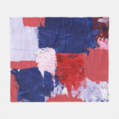 Abstrakter Ausdruck #1 durch Michael Moffa Fleecedecke (Vorderseite (Horizontal))