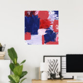 Abstrakter Ausdruck #1 von Michael Moffa Poster (Heimbüro)