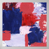 Abstrakter Ausdruck #1 von Michael Moffa Poster (Vorne)