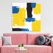 Abstrakter Ausdruck #2 von Michael Moffa Leinwanddruck (Insitu (Wohnzimmer))