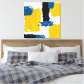 Abstrakter Ausdruck #2 von Michael Moffa Leinwanddruck (Insitu (Schlafzimmer))