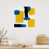 Abstrakter Ausdruck #2 von Michael Moffa Poster (Küche)