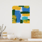 Abstrakter Ausdruck #3 von Michael Moffa Poster (Küche)