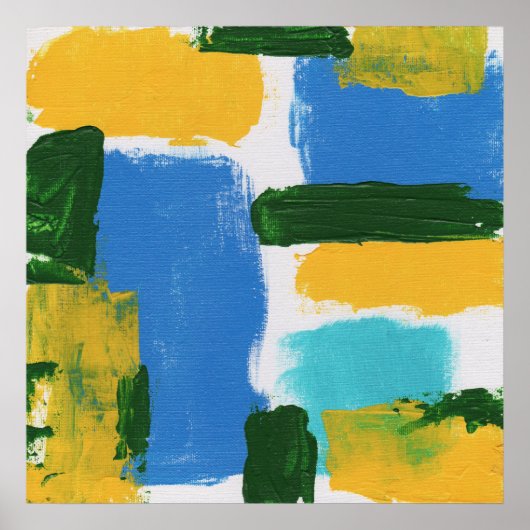 Abstrakter Ausdruck #3 von Michael Moffa Poster (Vorne)