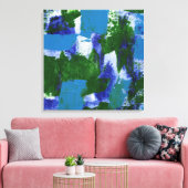 Abstrakter Ausdruck #4 von Michael Moffa Leinwanddruck (Insitu (Wohnzimmer))