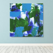 Abstrakter Ausdruck #4 von Michael Moffa Leinwanddruck (Insitu (Holzboden))