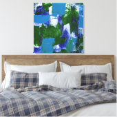 Abstrakter Ausdruck #4 von Michael Moffa Leinwanddruck (Insitu (Schlafzimmer))