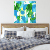 Abstrakter Ausdruck #5 von Michael Moffa Leinwanddruck (Insitu (Schlafzimmer))