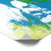 Abstrakter Ausdruck #5 von Michael Moffa Poster (Ecke)