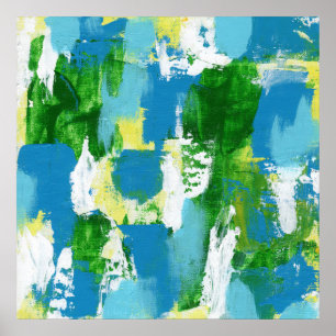 Abstrakter Ausdruck #5 von Michael Moffa Poster