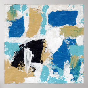 Abstrakter Ausdruck #6 durch Michael Moffa Poster