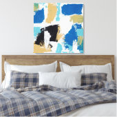 Abstrakter Ausdruck #6 von Michael Moffa Leinwanddruck (Insitu (Schlafzimmer))