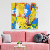 Abstrakter Ausdruck #8 von Michael Moffa Leinwanddruck (Insitu (Wohnzimmer))