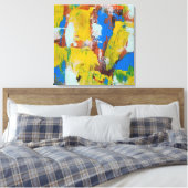 Abstrakter Ausdruck #8 von Michael Moffa Leinwanddruck (Insitu (Schlafzimmer))