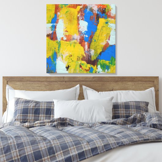 Abstrakter Ausdruck #8 von Michael Moffa Leinwanddruck (Insitu (Schlafzimmer))