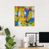 Abstrakter Ausdruck #8 von Michael Moffa Poster (Heimbüro)