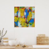 Abstrakter Ausdruck #8 von Michael Moffa Poster (Küche)