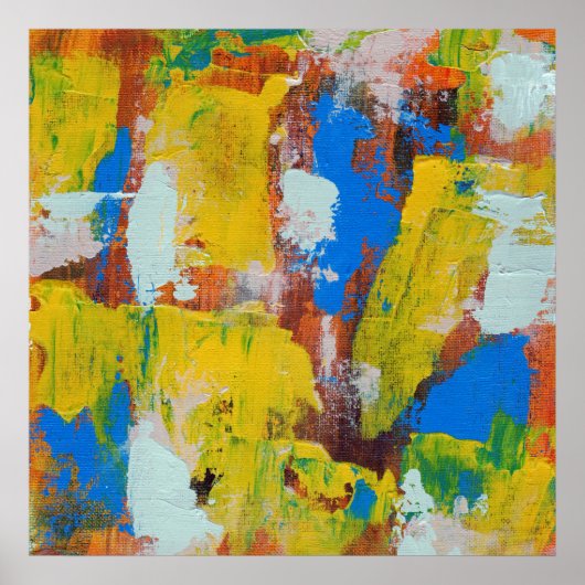 Abstrakter Ausdruck #8 von Michael Moffa Poster (Vorne)