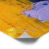 Abstrakter Ausdruck #9 von Michael Moffa Poster (Ecke)