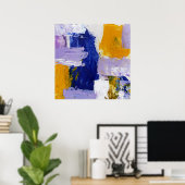 Abstrakter Ausdruck #9 von Michael Moffa Poster (Heimbüro)