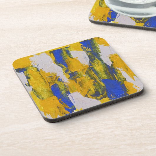 Abstrakter Ausdruck Nr. 11 von Michael Moffa Getränkeuntersetzer (Linke Seite)