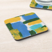 Abstrakter Ausdruck Nr. 3 von Michael Moffa Getränkeuntersetzer (Linke Seite)