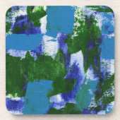 Abstrakter Ausdruck Nr. 4 von Michael Moffa Getränkeuntersetzer (Vorderseite)