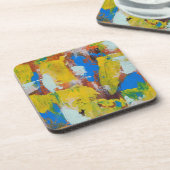 Abstrakter Ausdruck Nr. 8 von Michael Moffa Getränkeuntersetzer (Linke Seite)