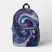 Abstrakter Backpack für galaktische Wirbel Bedruckter Rucksack (Vorderseite)