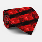 Abstrakter Baldbaum Krawatte (Gerollt)