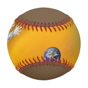 Abstrakter Ball-Kampf Baseball