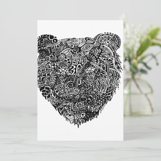 Abstrakter Bär_ Ankündigung (Stehend Vorderseite)