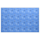 Abstrakter Barkcloth Blue Stoff (Yard (91,4 cm))