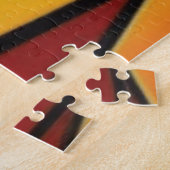 Abstrakter Barkeeper Kubist Jigsaw Puzzle (Seite)