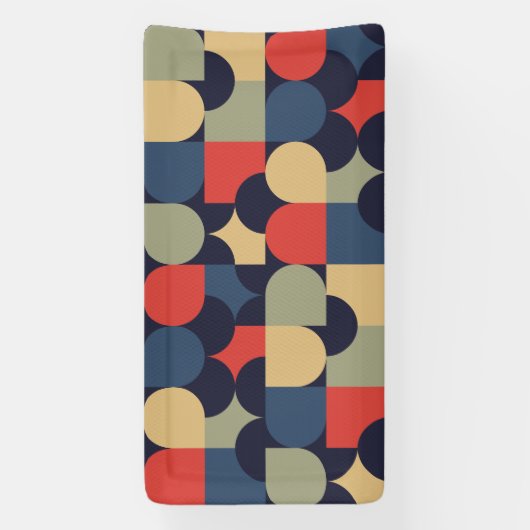 Abstrakter Bauhausstil Banner (Vertikal)