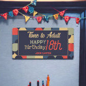 Abstrakter Bauhausstil Banner