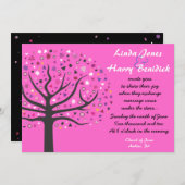 Abstrakter Baum des Einladung (Vorne/Hinten)