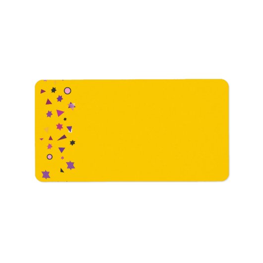 ABSTRAKTER BAUM DES LEBENS Drucken Sie Ihr eigenes Adressaufkleber (Vorne)