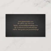 Abstrakter Baum - farbenfroher Spritzer Visitenkarte (Rückseite)