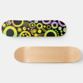 Abstrakter Baum - Farbtex 01 Skateboard (Horizontal)