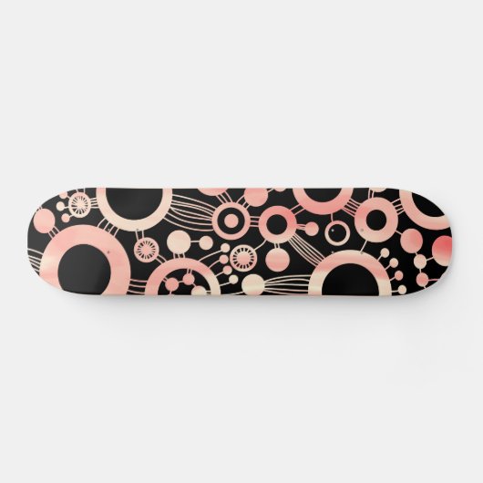 Abstrakter Baum - Farbtex 05 Skateboard (Horizontal)