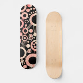 Abstrakter Baum - Farbtex 05 Skateboard (Vorderseite)