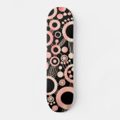Abstrakter Baum - Farbtex 05 Skateboard (Vorderseite)