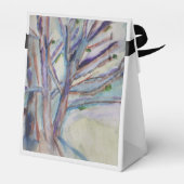 Abstrakter Baum Geschenkschachtel (Rückseite)