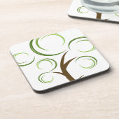 Abstrakter Baum Getränkeuntersetzer (Linke Seite)