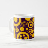 Abstrakter Baum Kaffeetasse (Vorderseite Links)