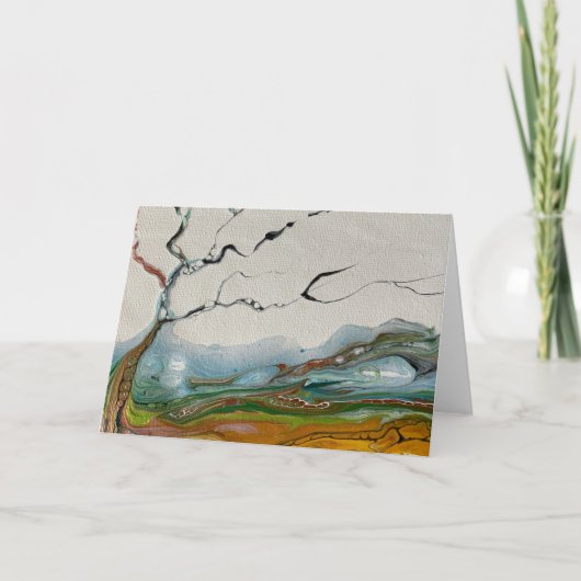 Abstrakter Baum Karte (Vorderseite)