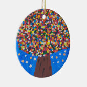 Abstrakter Baum Keramik Ornament (Rechts)