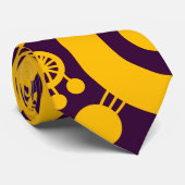 Abstrakter Baum Krawatte (Gerollt)