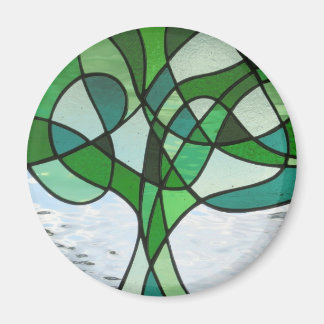 Abstrakter Baum Magnet